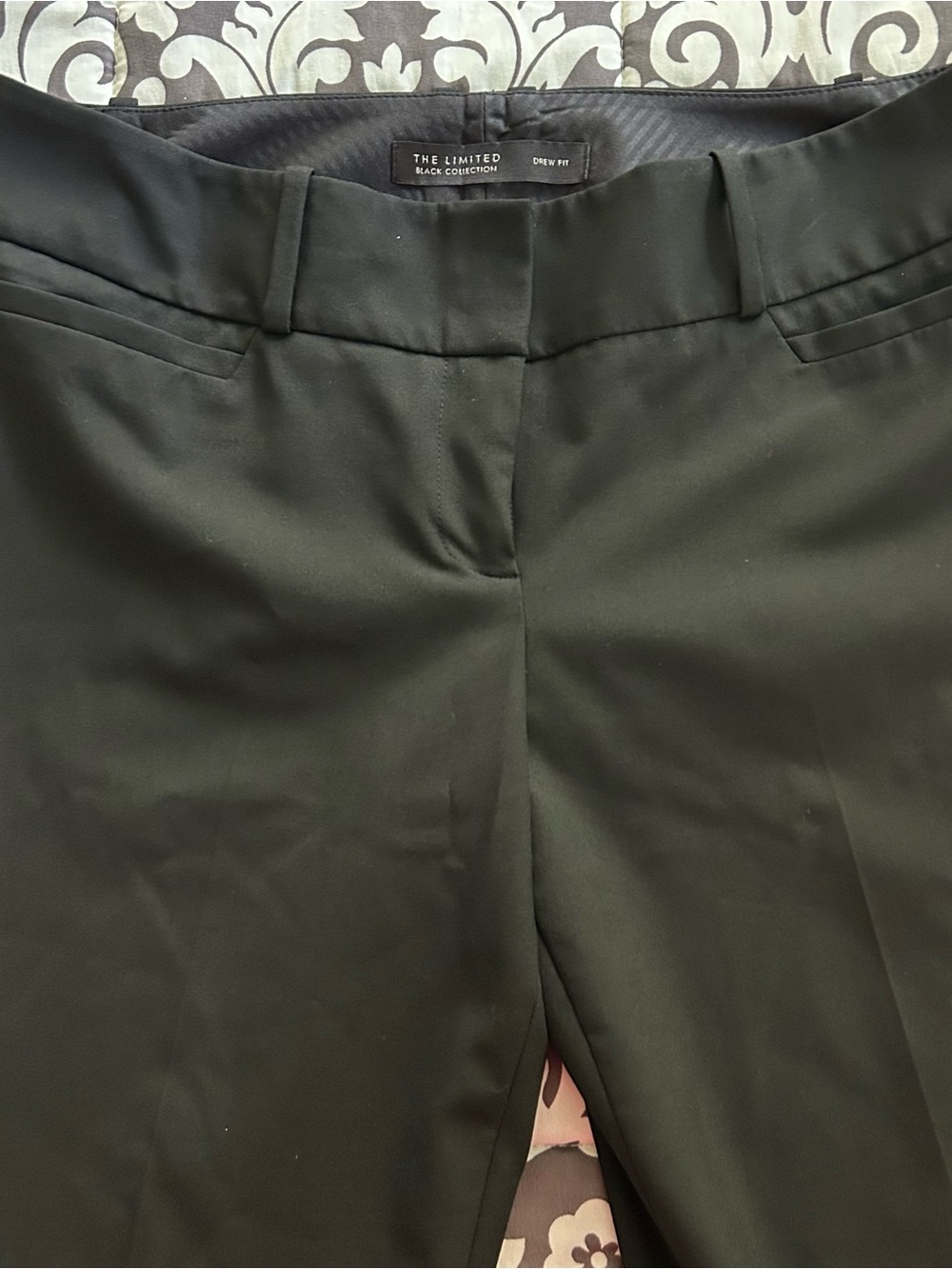 The Limited Black Women’s Dress Pants The Drew Fit Size 6R Straight Leg Classic
